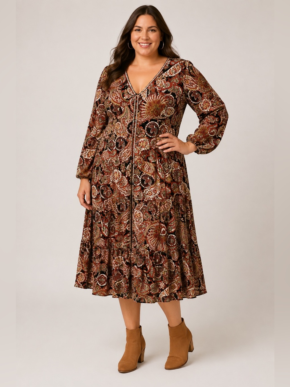 Nurture by Lamaze Paisley Floral Dress – Size 2X – NWT